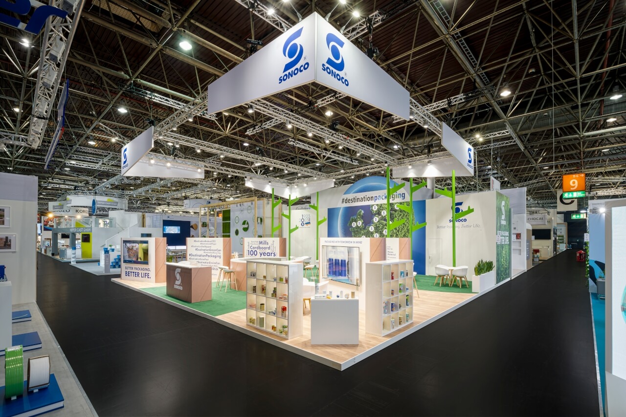 Messestand interpack Sonoco 1